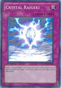 Crystal Raigeki [RYMP-EN055] Super Rare