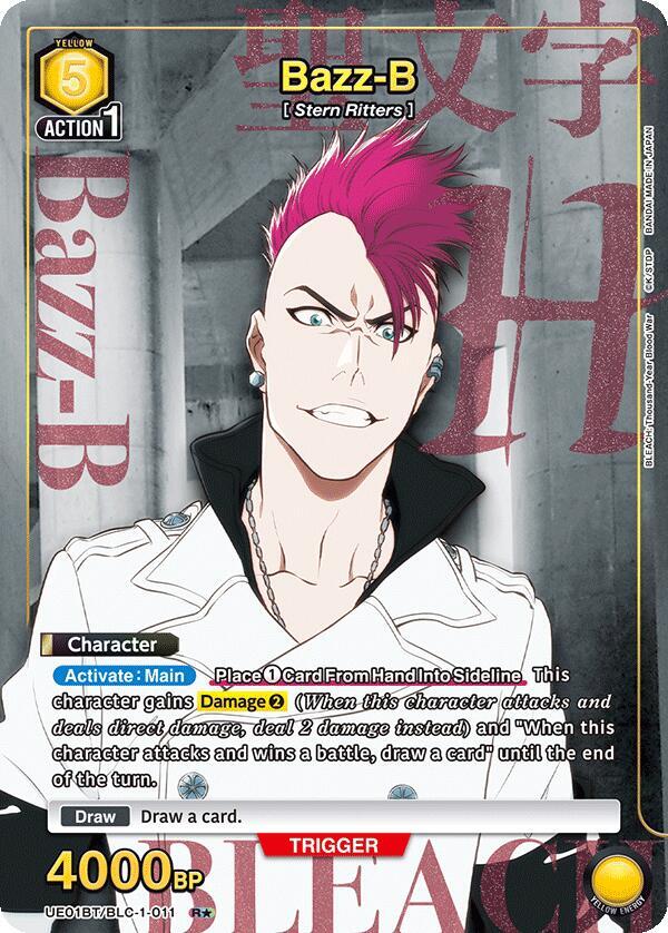 Bazz-B (011) (R*) (UE01BT/BLC-1-011) [UE01BT: BLEACH: Thousand-Year Blood War]