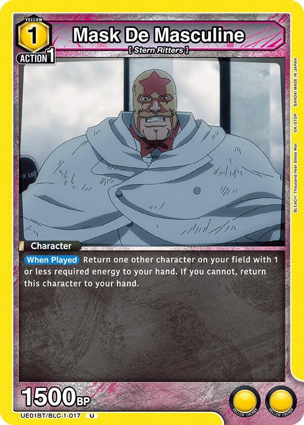 Mask De Masculine (UE01BT/BLC-1-017) [UE01BT: BLEACH: Thousand-Year Blood War]