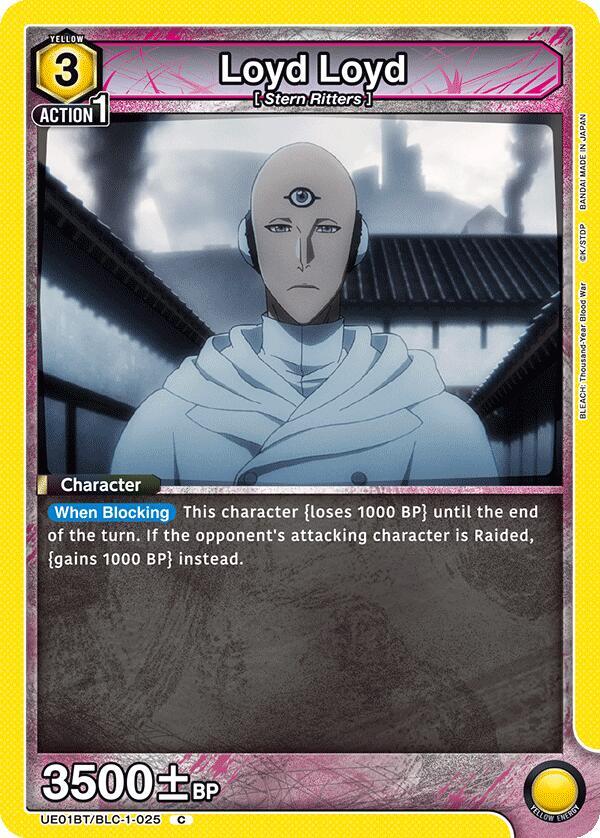 Loyd Loyd (UE01BT/BLC-1-025) [UE01BT: BLEACH: Thousand-Year Blood War]