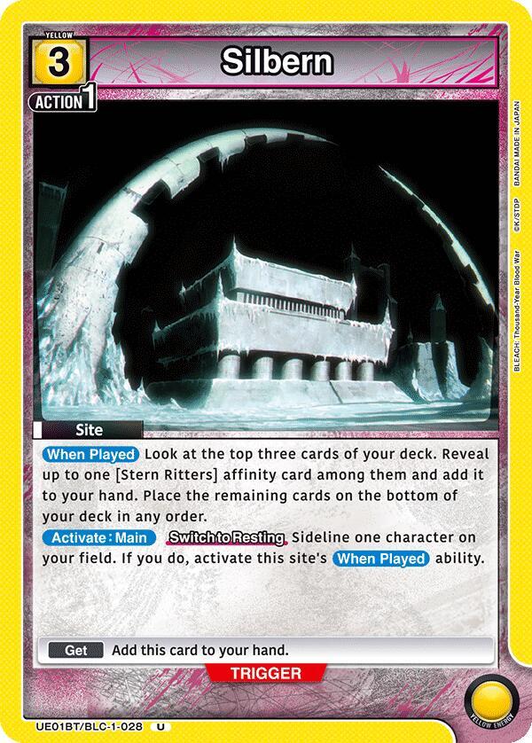 Silbern (UE01BT/BLC-1-028) [UE01BT: BLEACH: Thousand-Year Blood War]
