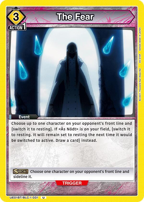 The Fear (UE01BT/BLC-1-031) [UE01BT: BLEACH: Thousand-Year Blood War]
