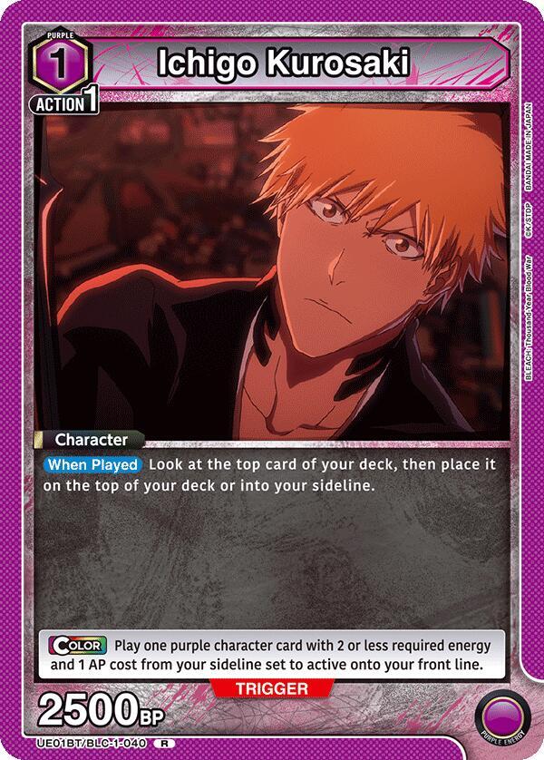 Ichigo Kurosaki (040) (UE01BT/BLC-1-040) [UE01BT: BLEACH: Thousand-Year Blood War]