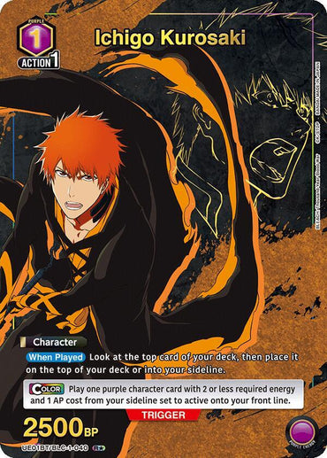 Ichigo Kurosaki (040) (R*) (UE01BT/BLC-1-040) [UE01BT: BLEACH: Thousand-Year Blood War] (English)