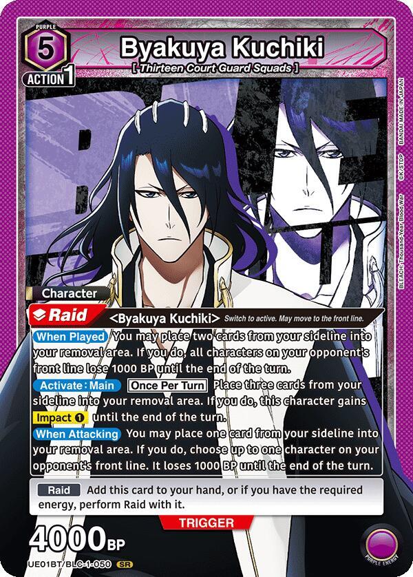 Byakuya Kuchiki (050) (UE01BT/BLC-1-050) [UE01BT: BLEACH: Thousand-Year Blood War]