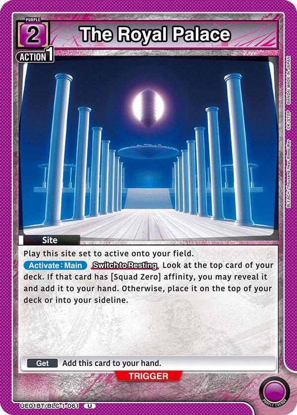 The Royal Palace (UE01BT/BLC-1-061) [UE01BT: BLEACH: Thousand-Year Blood War]