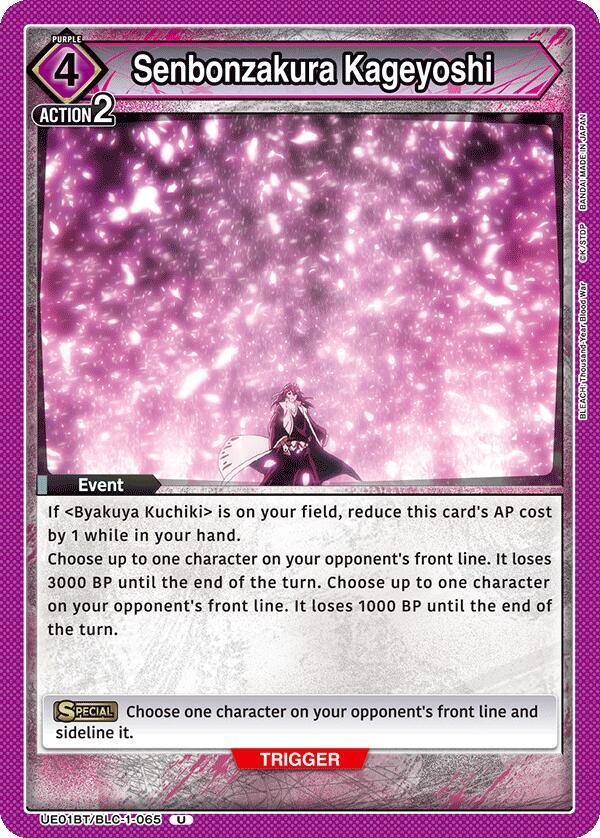 Senbonzakura Kageyoshi (UE01BT/BLC-1-065) [UE01BT: BLEACH: Thousand-Year Blood War]
