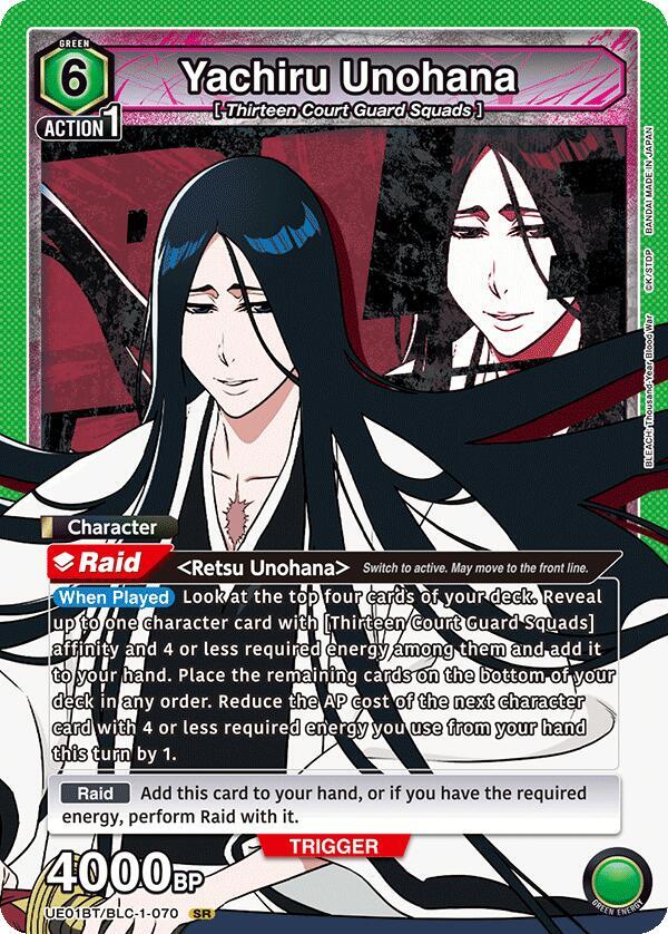 Yachiru Unohana (070) (UE01BT/BLC-1-070) [UE01BT: BLEACH: Thousand-Year Blood War]