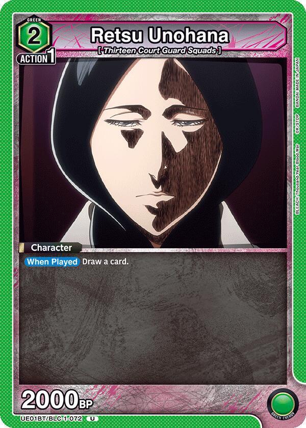 Retsu Unohana (072) (UE01BT/BLC-1-072) [UE01BT: BLEACH: Thousand-Year Blood War]