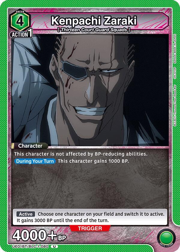 Kenpachi Zaraki (080) (UE01BT/BLC-1-080) [UE01BT: BLEACH: Thousand-Year Blood War]