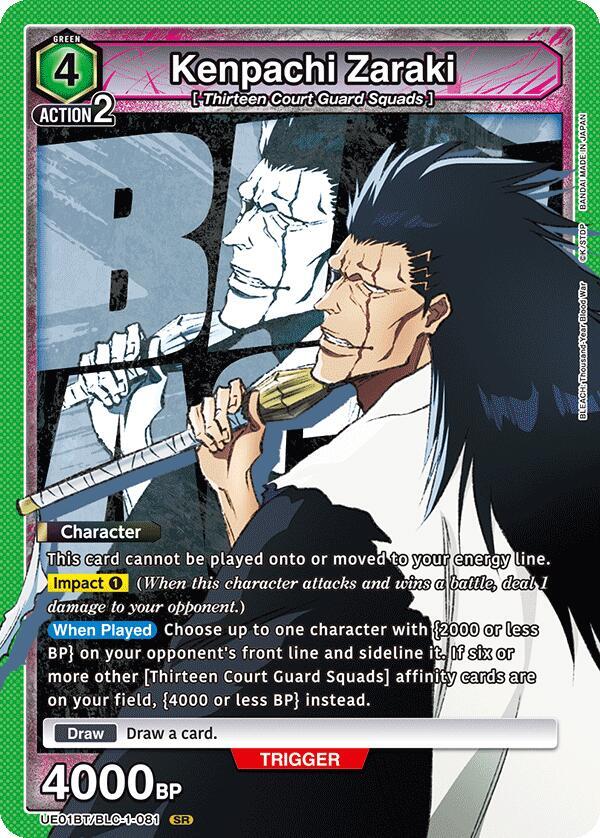 Kenpachi Zaraki (081) (UE01BT/BLC-1-081) [UE01BT: BLEACH: Thousand-Year Blood War]