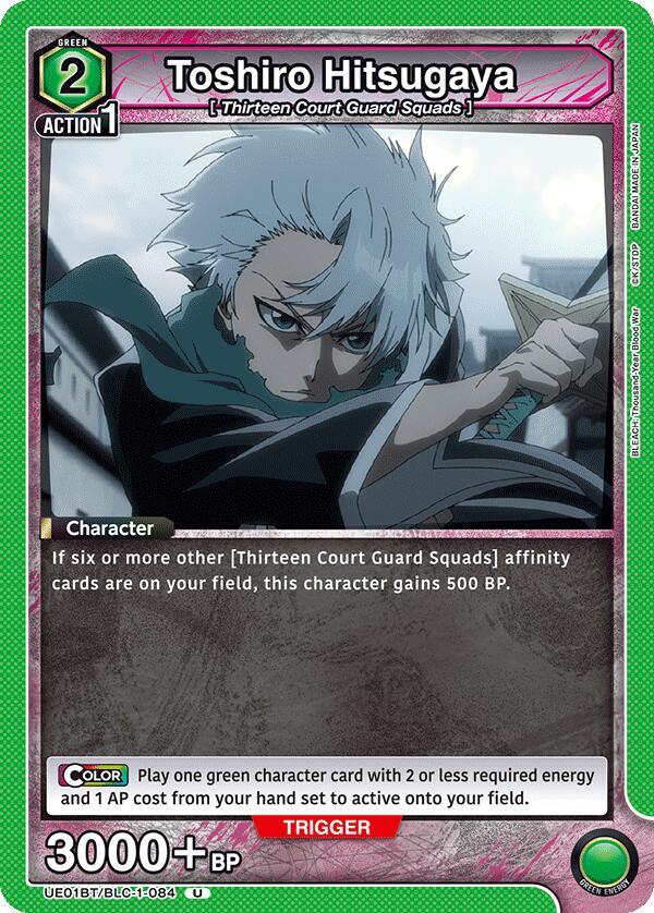 Toshiro Hitsugaya (084) (UE01BT/BLC-1-084) [UE01BT: BLEACH: Thousand-Year Blood War]