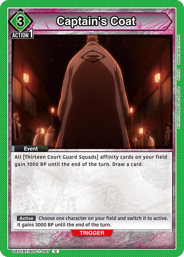 Captain's Coat (UE01BT/BLC-1-097) [UE01BT: BLEACH: Thousand-Year Blood War]