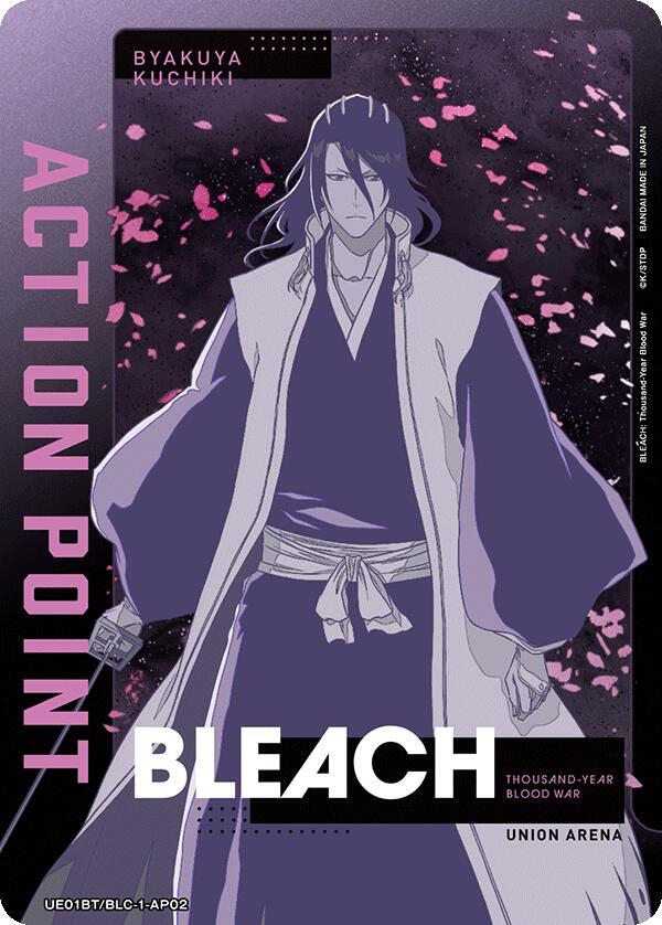 Action Point Card (AP02) (Byakuya Kuchiki) (UE01BT/BLC-1-AP02) [UE01BT: BLEACH: Thousand-Year Blood War] (English)