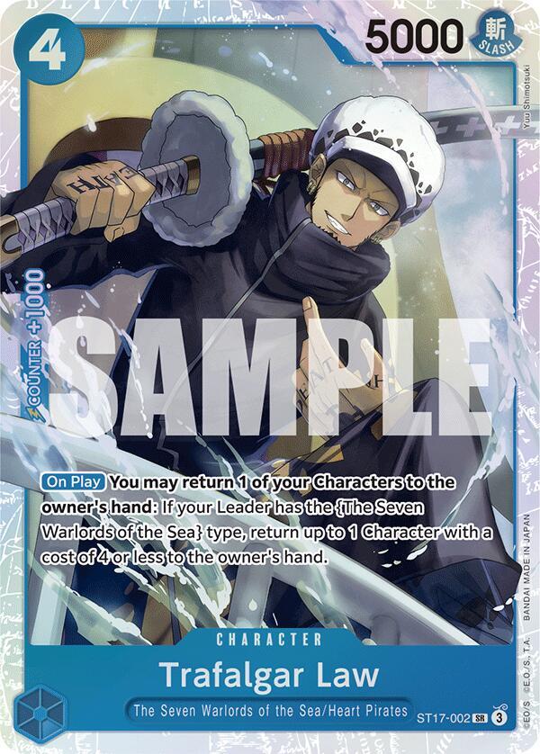 one piece tcg blue starter deck Trafalgar Law [Starter Deck: Blue Donquixote Doflamingo]
