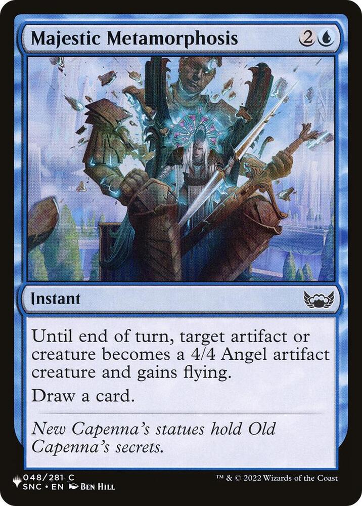 Majestic Metamorphosis [The List]