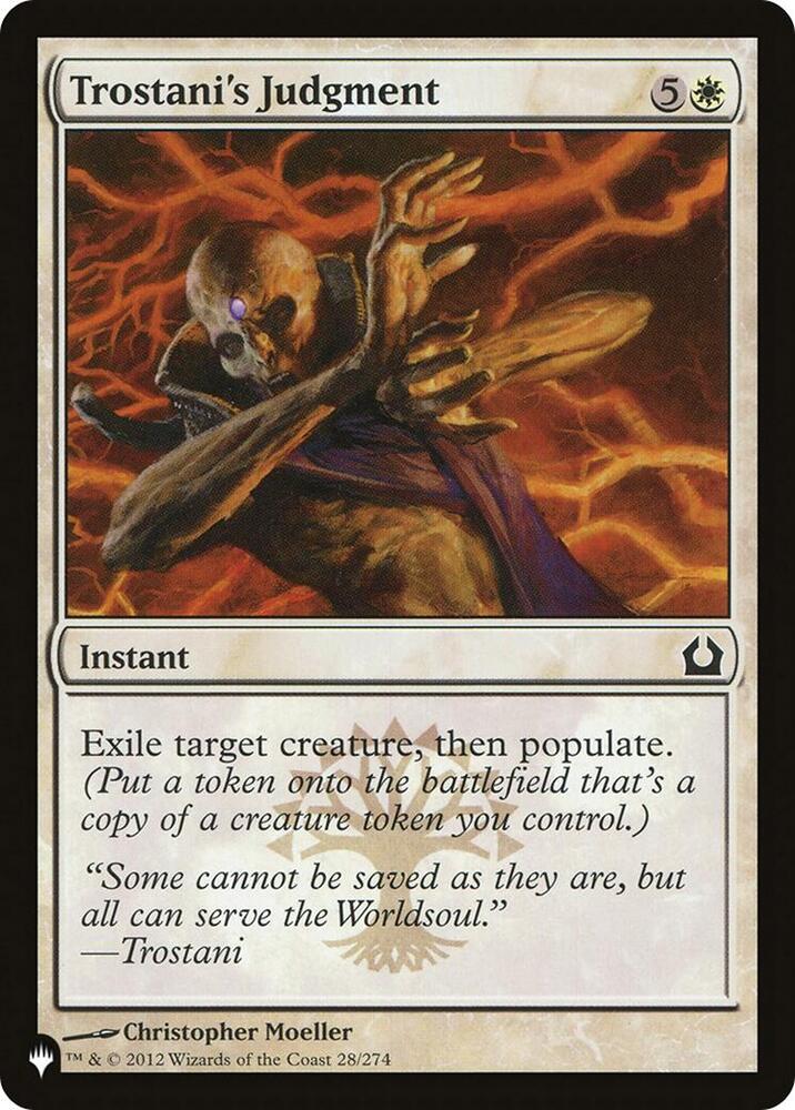 Trostani's Judgment [The List]
