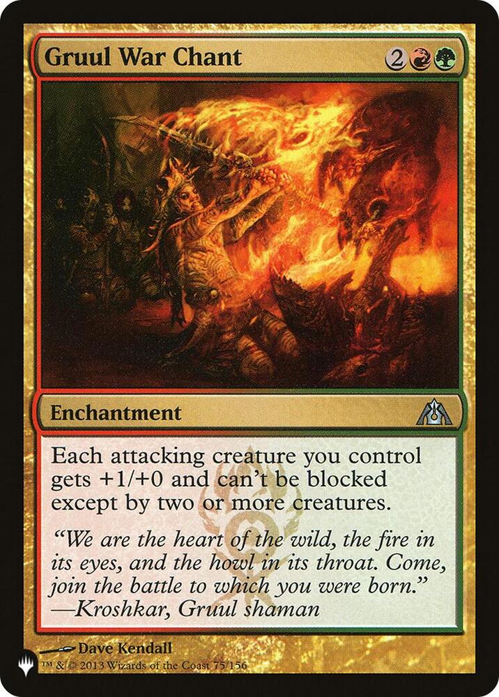 Gruul War Chant [The List]