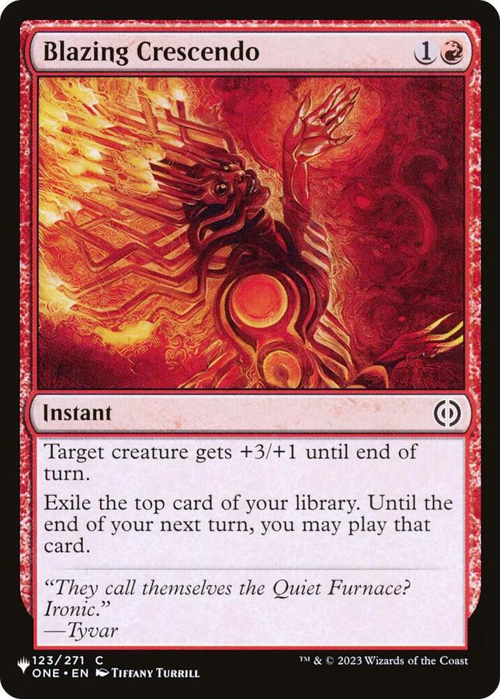 Blazing Crescendo [The List]