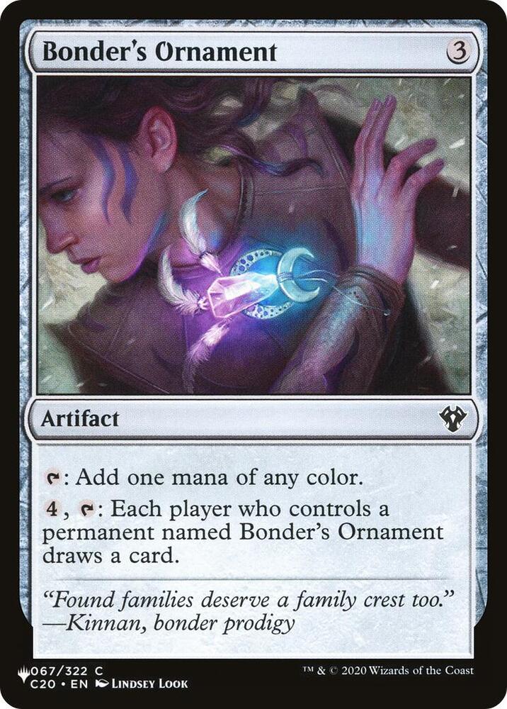 Bonder's Ornament [The List]