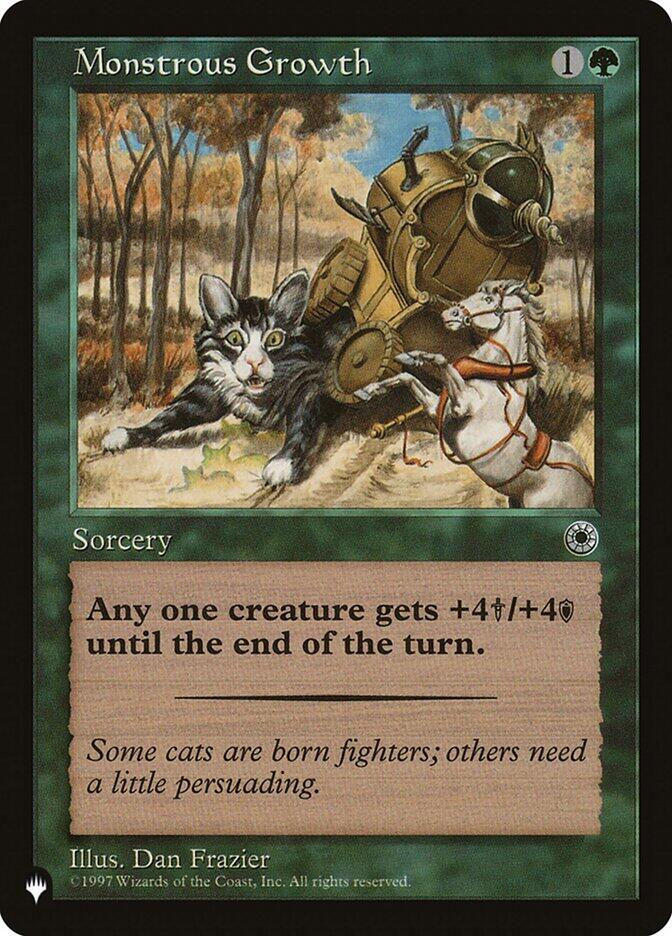 Monstrous Growth (Flavor Text) [The List]