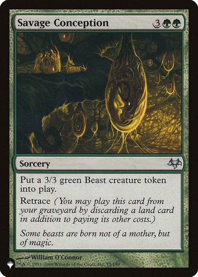 Savage Conception [The List]