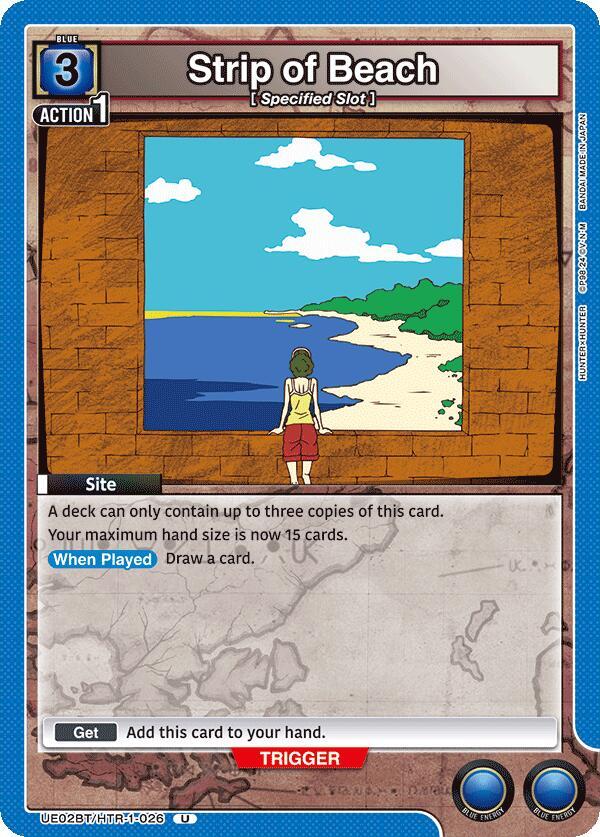 Strip of Beach (UE02BT/HTR-1-026) [UE02BT: HUNTER X HUNTER]