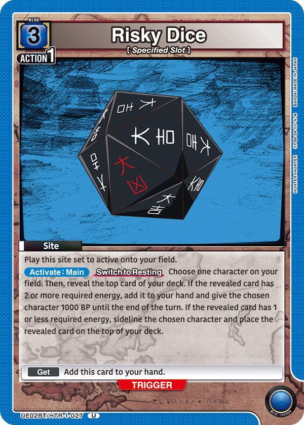 Risky Dice (027) (UE02BT/HTR-1-027) [UE02BT: HUNTER X HUNTER]