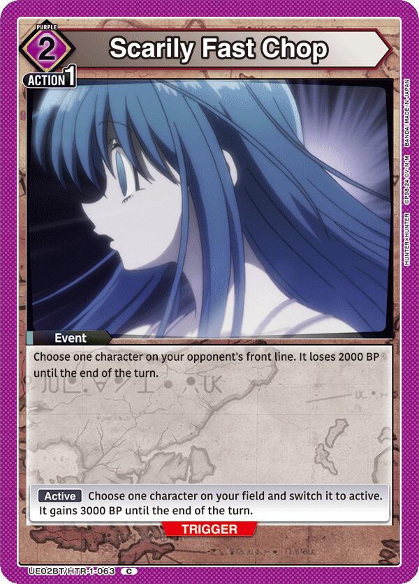 Scarily Fast Chop (UE02BT/HTR-1-063) [UE02BT: HUNTER X HUNTER]