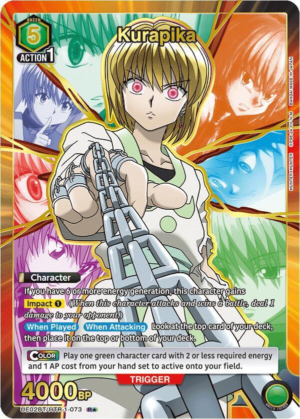 Kurapika (073) (R*) (UE02BT/HTR-1-073) [UE02BT: HUNTER X HUNTER]