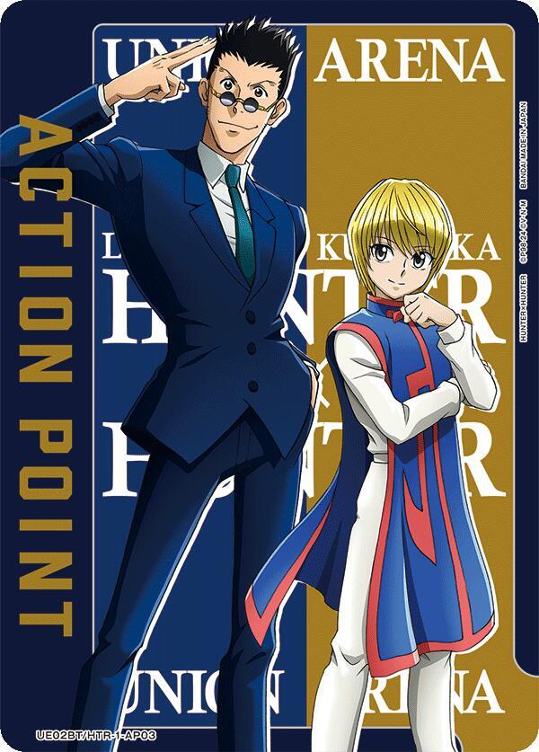 Action Point Card (AP03) (Leorio/Kurapika) (UE02BT/HTR-1-AP03) [UE02BT: HUNTER X HUNTER] (English)