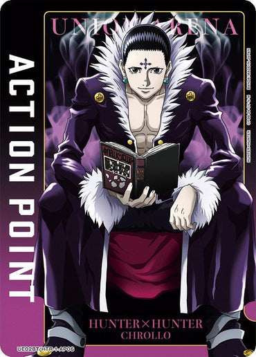 Action Point Card (AP06) (Chrollo) (UE02BT/HTR-1-AP06) [UE02BT: HUNTER X HUNTER] (English)