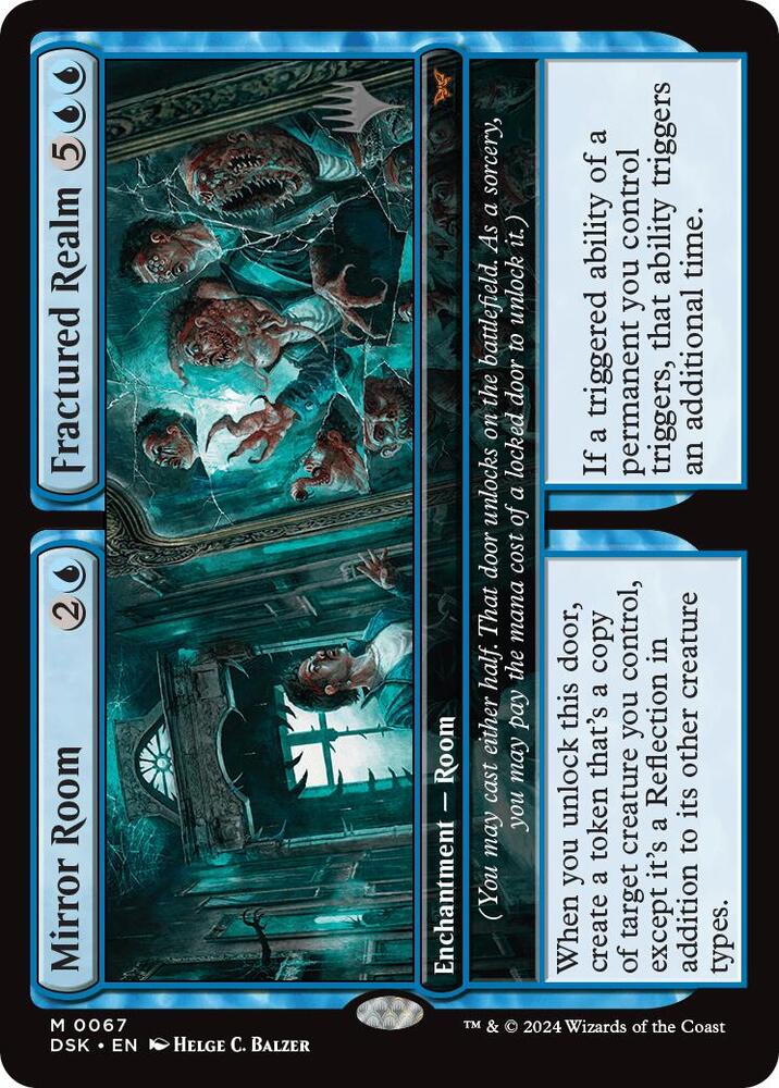 Mirror Room // Fractured Realm (Promo Pack) [Duskmourn: House of Horror Promos]
