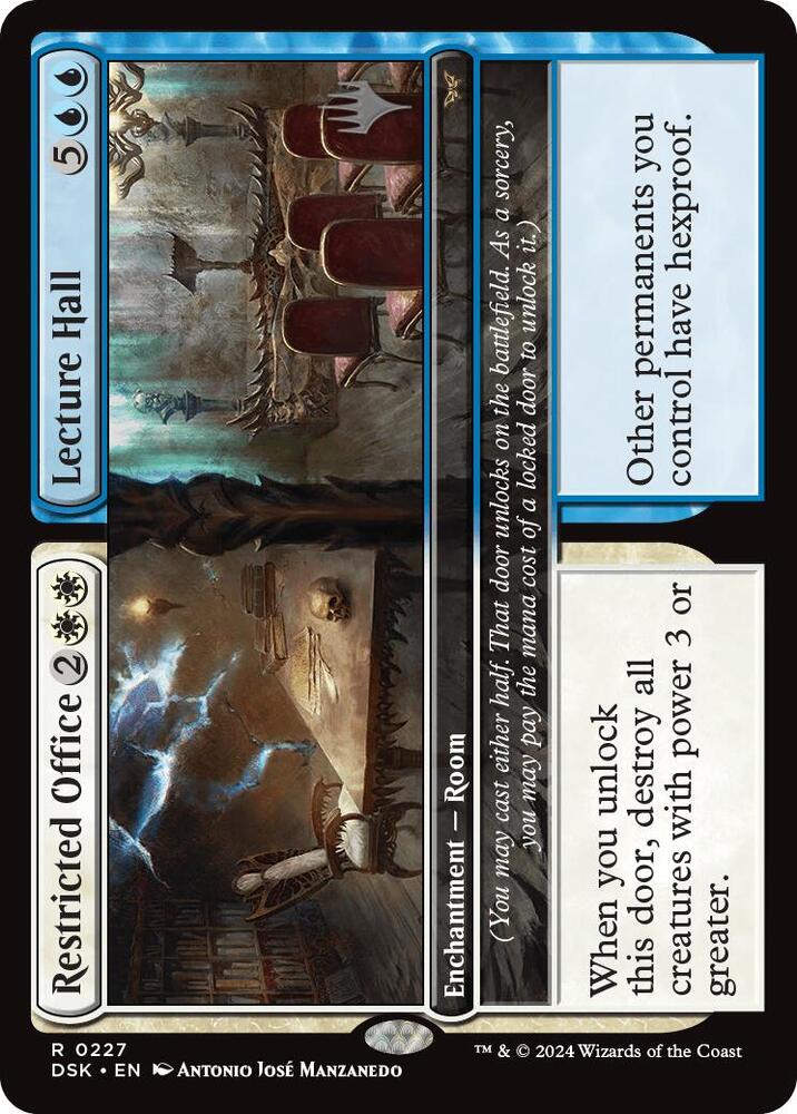 Restricted Office // Lecture Hall (Promo Pack) [Duskmourn: House of Horror Promos]
