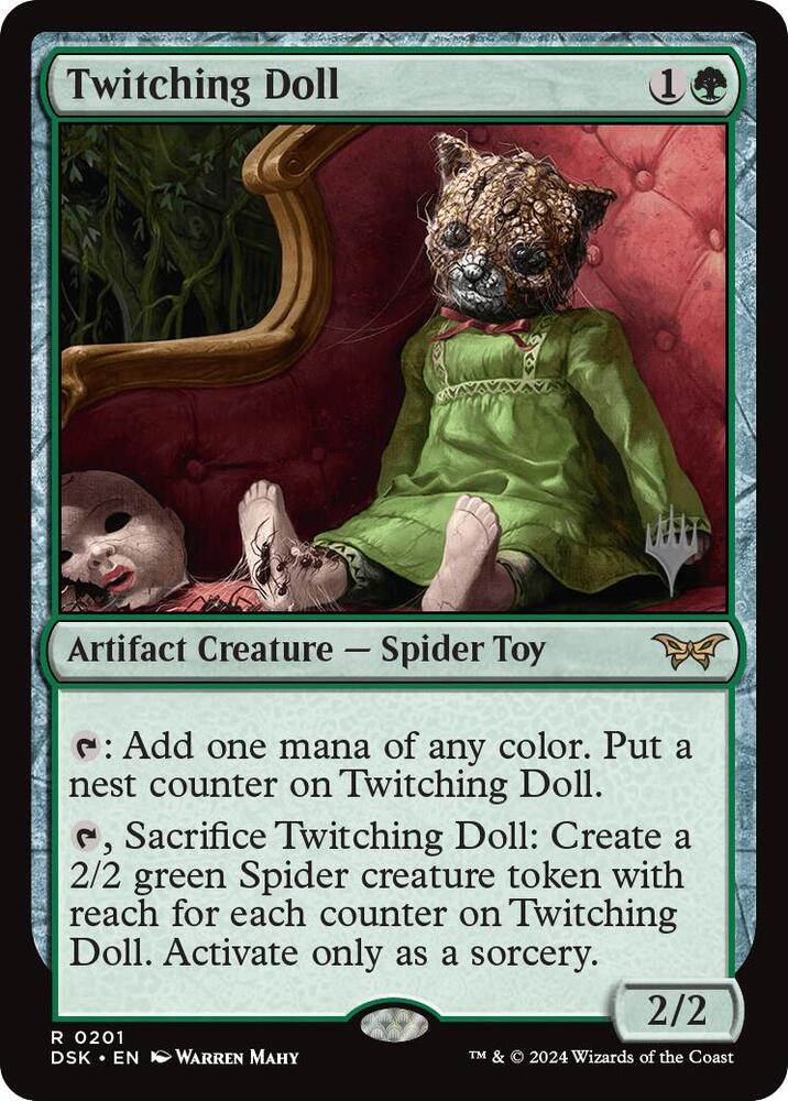 Twitching Doll (Promo Pack) [Duskmourn: House of Horror Promos]