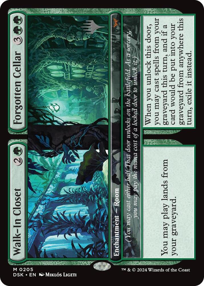 Walk-In Closet // Forgotten Cellar (Promo Pack) [Duskmourn: House of Horror Promos]