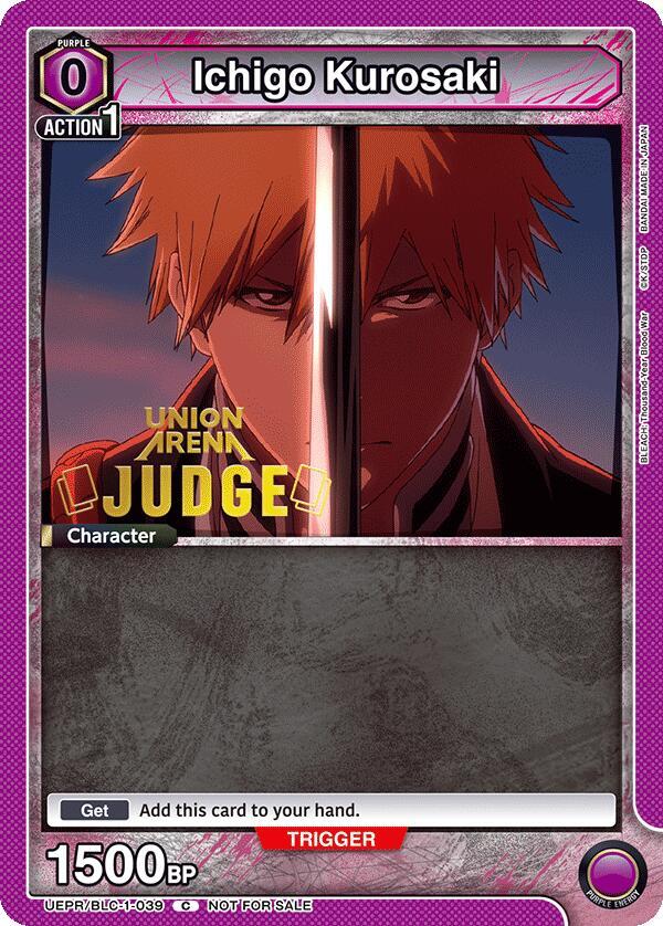 Ichigo Kurosaki (039) (Judge Pack) (UEPR/BLC-1-039) [Union Arena Promotion Cards]