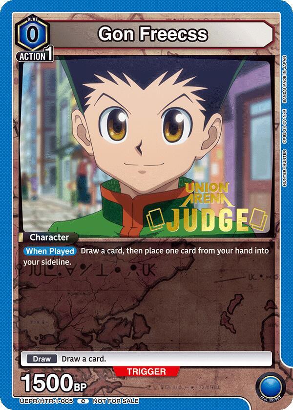 Gon Freecss (005) (Judge Pack) (UEPR/HTR-1-005) [Union Arena Promotion Cards]