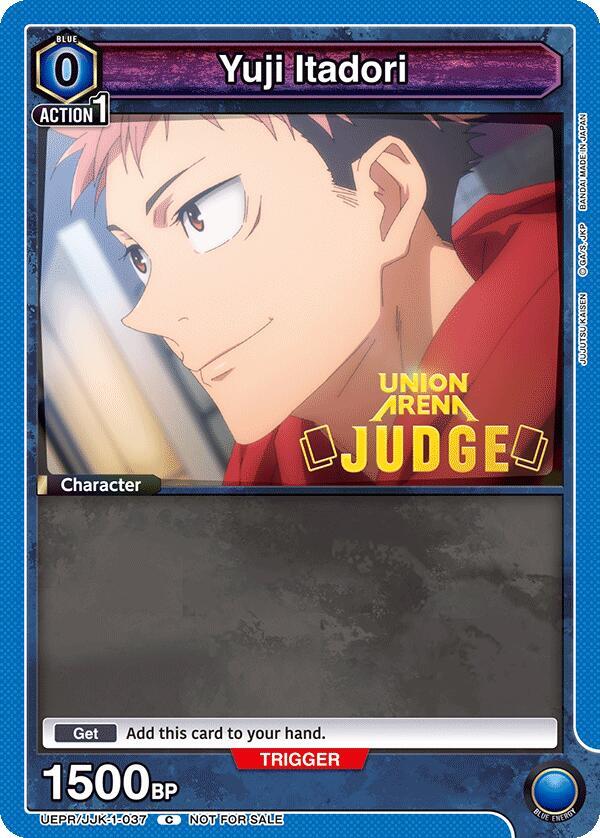 Yuji Itadori (037) (Judge Pack) (UEPR/JJK-1-037) [Union Arena Promotion Cards]