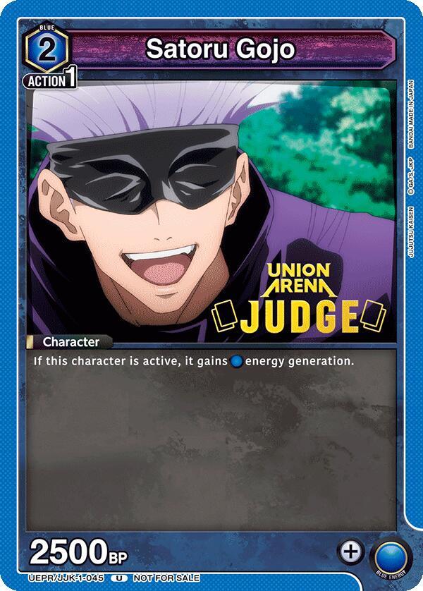 Satoru Gojo (Judge Pack) (UEPR/JJK-1-045) [Union Arena Promotion Cards]