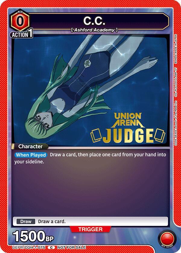 C.C. (Judge Pack) (UEPR/CGH-1-075) [Union Arena Promotion Cards]