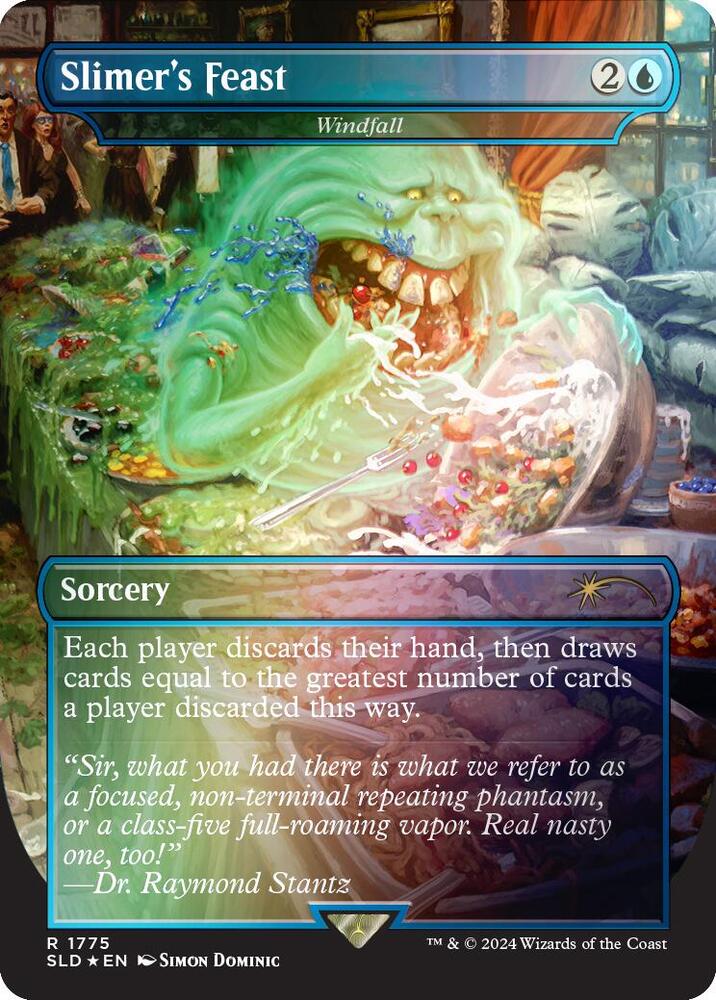 Slimer's Feast - Windfall (Rainbow Foil) [Secret Lair Drop Series]