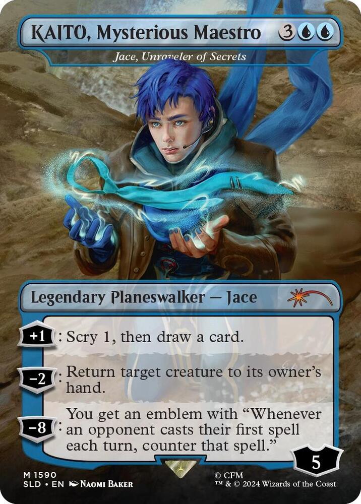 KAITO, Mysterious Maestro - Jace, Unraveler of Secrets (Japanese) [Secret Lair Drop Series]