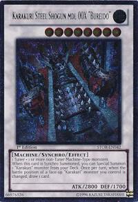 Karakuri Steel Shogun mdl 00X "Bureido" [STOR-EN042] Ultimate Rare