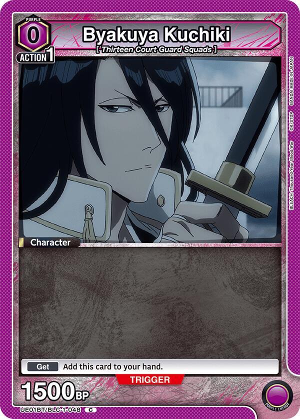 Byakuya Kuchiki (048) (Box Topper Foil) (UE01BT/BLC-1-048) [UE01BT: BLEACH: Thousand-Year Blood War]