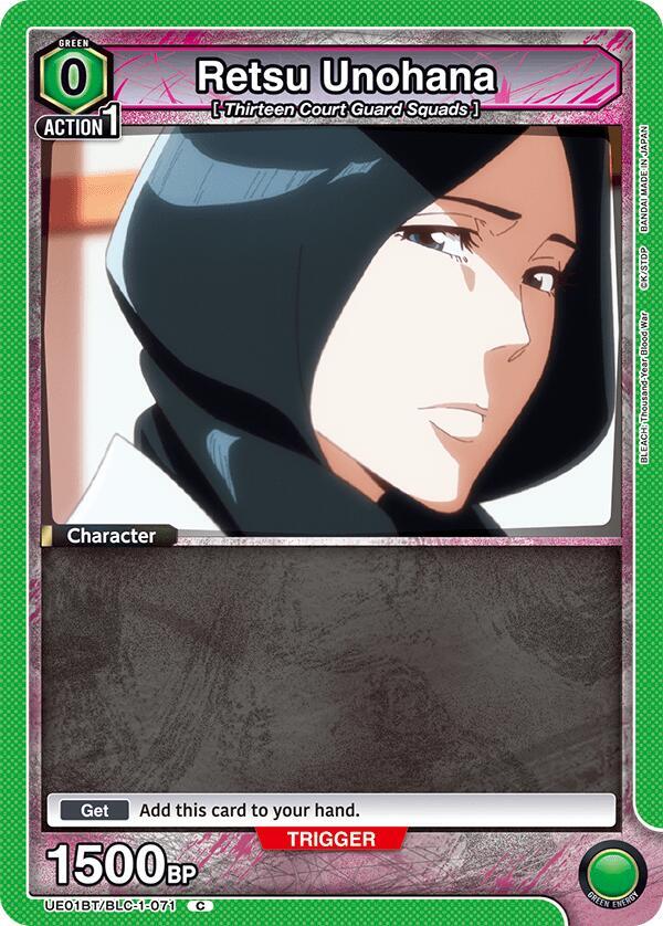 Retsu Unohana (071) (Box Topper Foil) (UE01BT/BLC-1-071) [UE01BT: BLEACH: Thousand-Year Blood War]