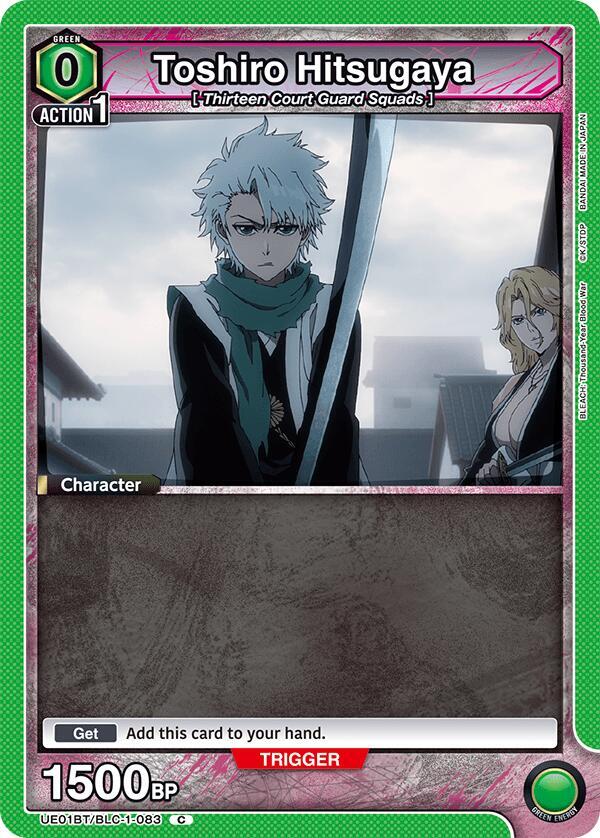 Toshiro Hitsugaya (083) (Box Topper Foil) (UE01BT/BLC-1-083) [UE01BT: BLEACH: Thousand-Year Blood War]