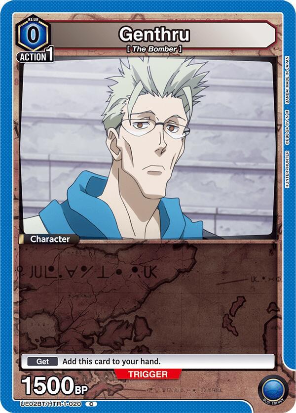 Genthru (020) (Box Topper Foil) (UE02BT/HTR-1-020) [UE02BT: HUNTER X HUNTER]