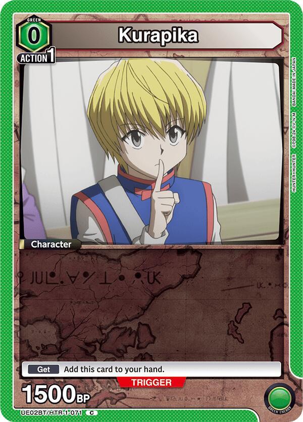 Kurapika (071) (Box Topper Foil) (UE02BT/HTR-1-071) [UE02BT: HUNTER X HUNTER] (English)