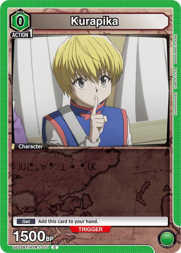 Kurapika (071) (Box Topper Foil) (UE02BT/HTR-1-071) [UE02BT: HUNTER X HUNTER] (English)